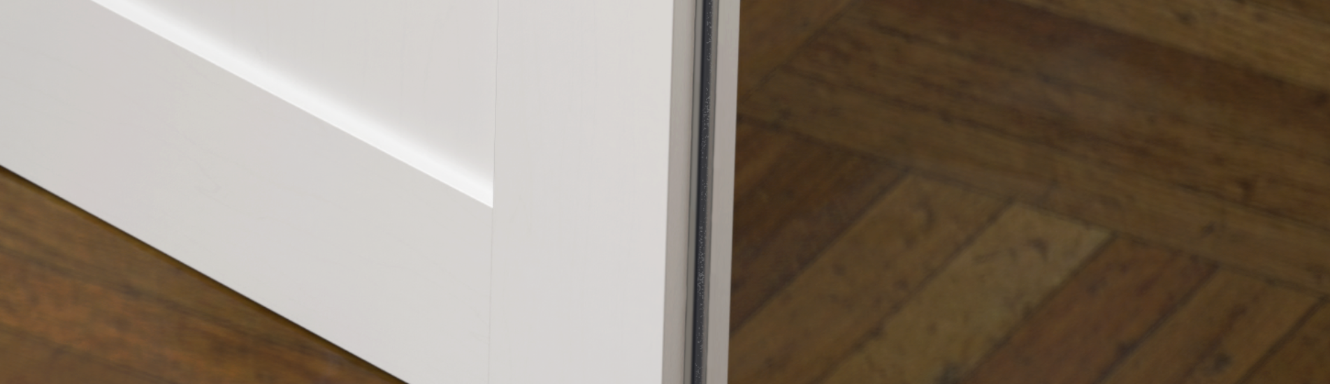 intumescent strip on door