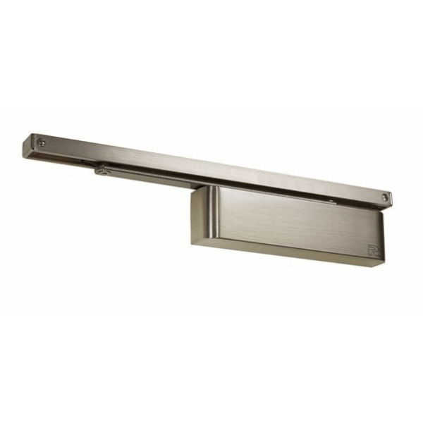 Rutland TS11204 Cam Action Door Closer With Cover Satin Nickel Fire