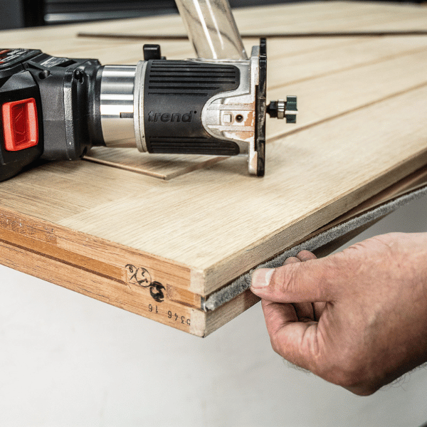 installing an intumescent strip in a fire door