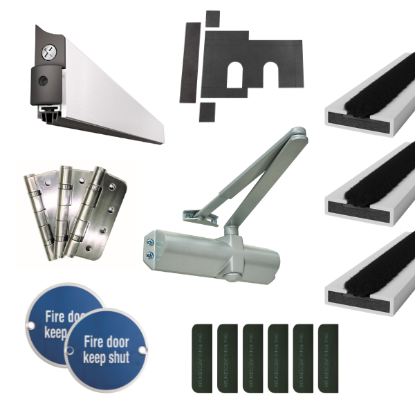 Fire door repair kit
