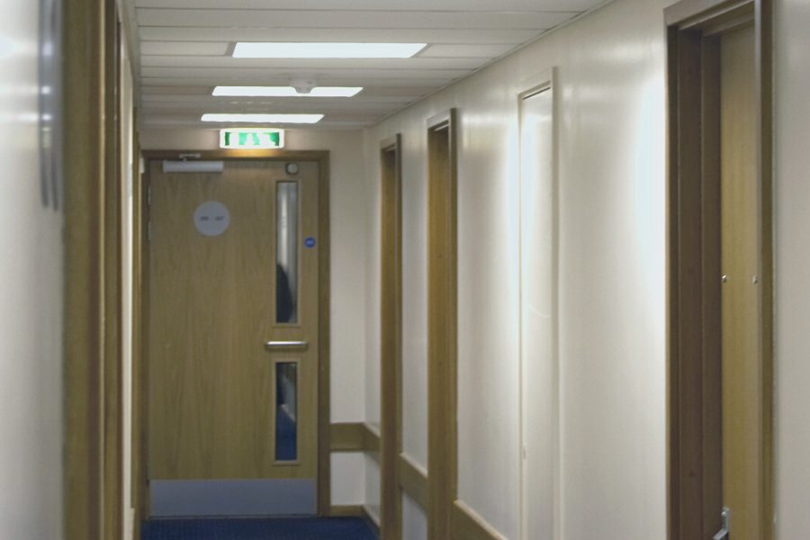 office corridor