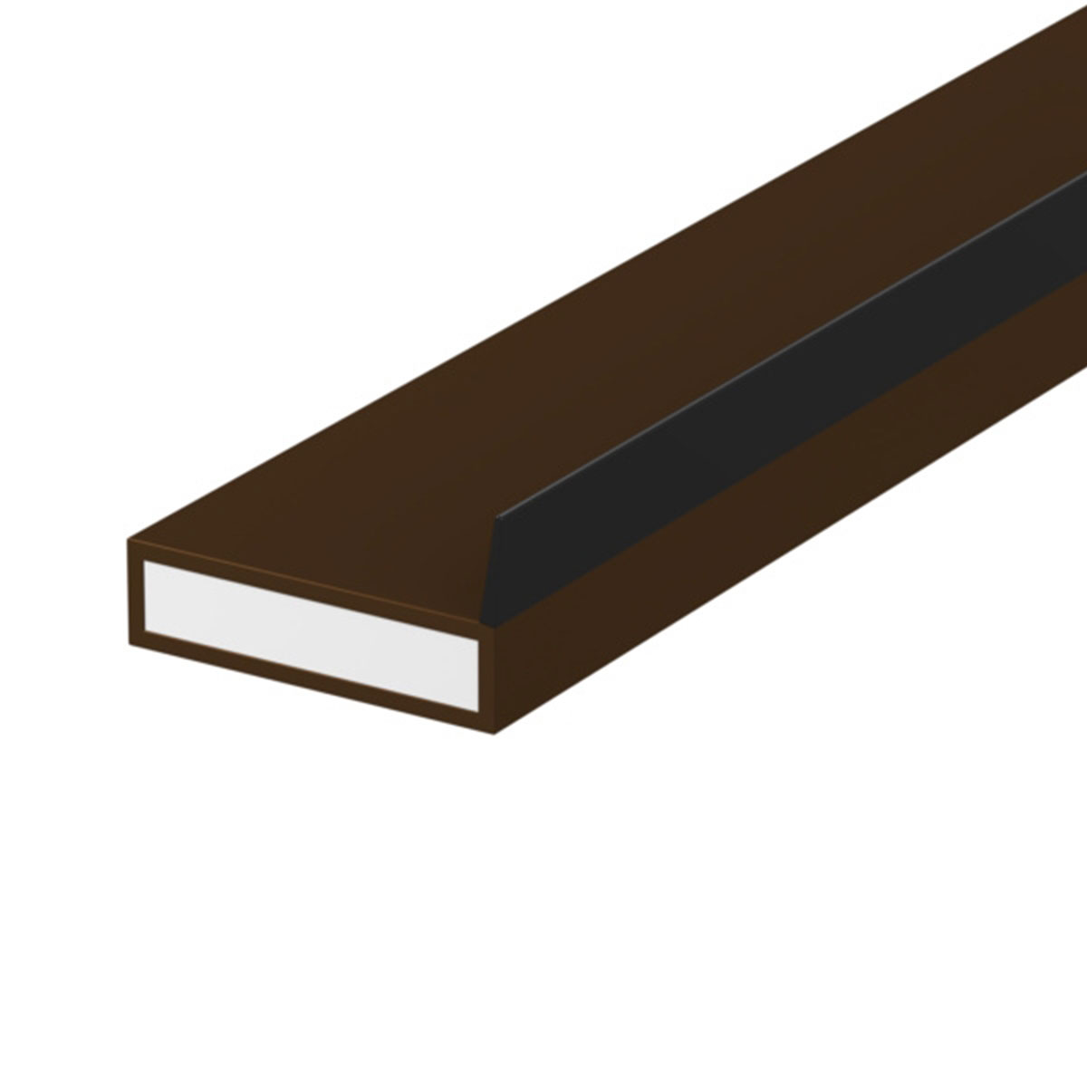 Lorient Side Fin Seal in Brown