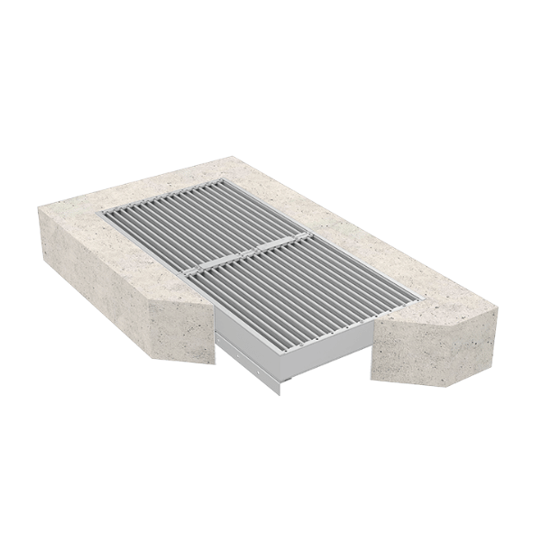 LVH44 Air Transfer Grille in floor
