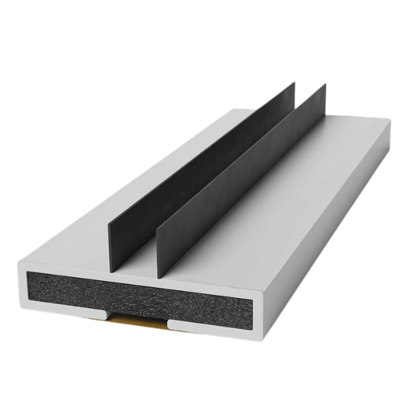 Pyroplex Fire & Smoke Seal Intumescent Strip, Twin Fin, 20mm x 4mm