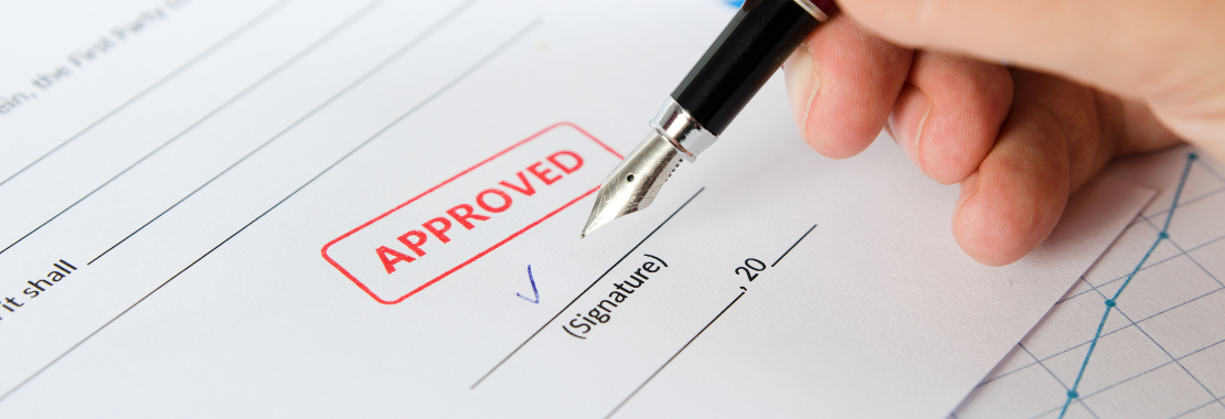 approved on form