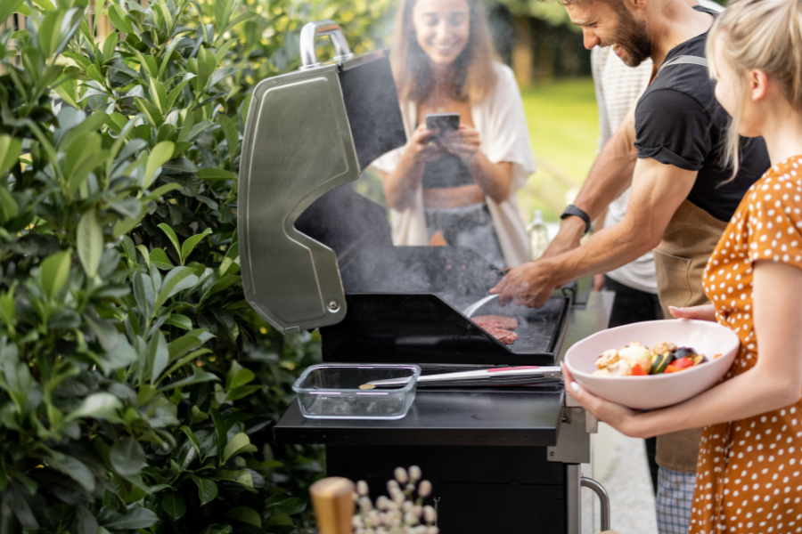 barbecue in summer