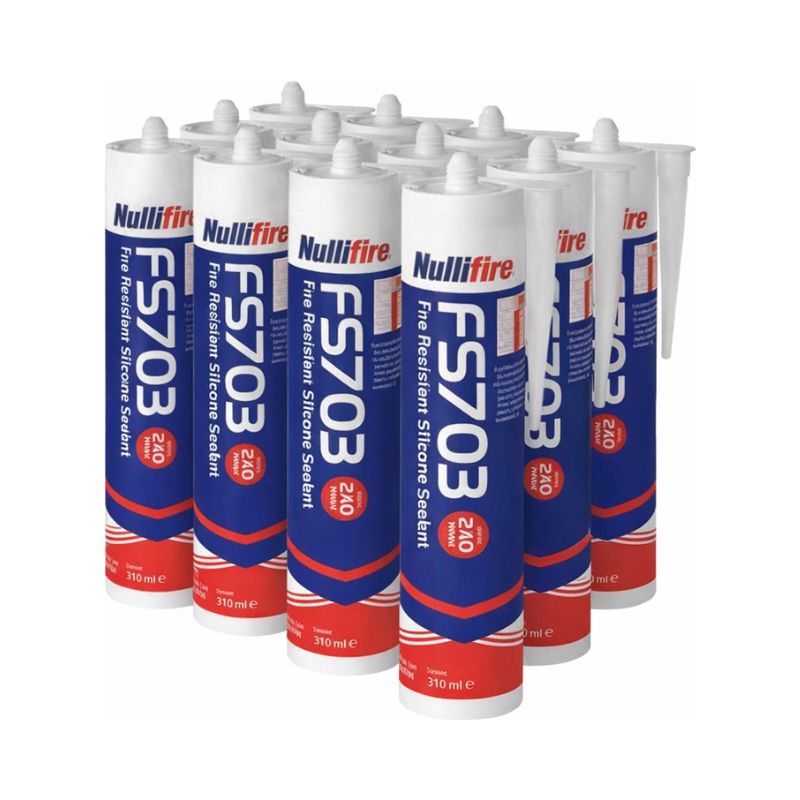 Nullifire FS7023 Fire-rated Silicone Sealant Box of 12