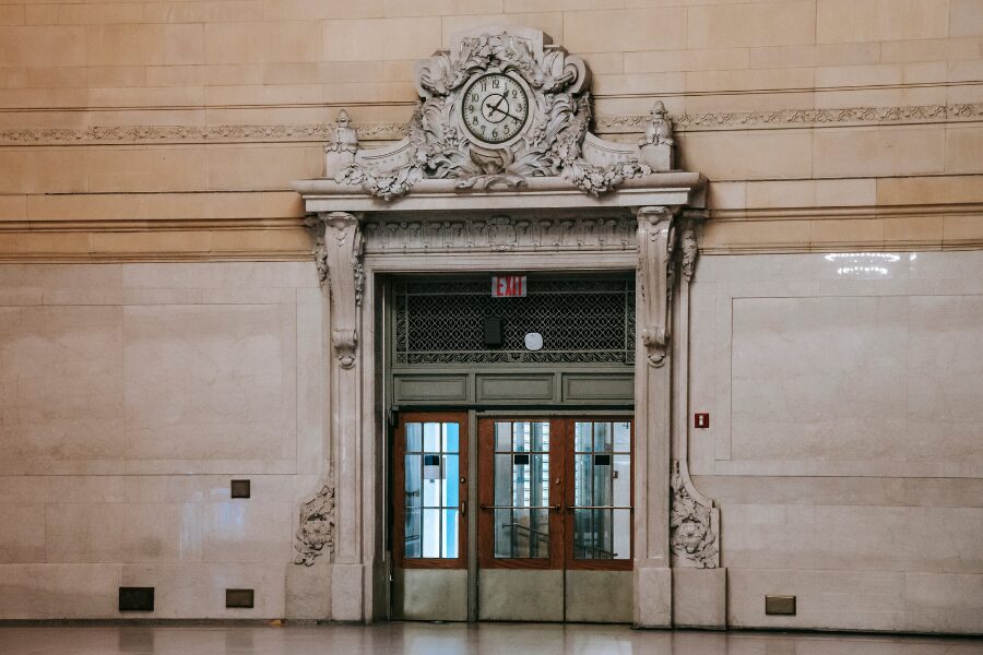 doors in a historical building