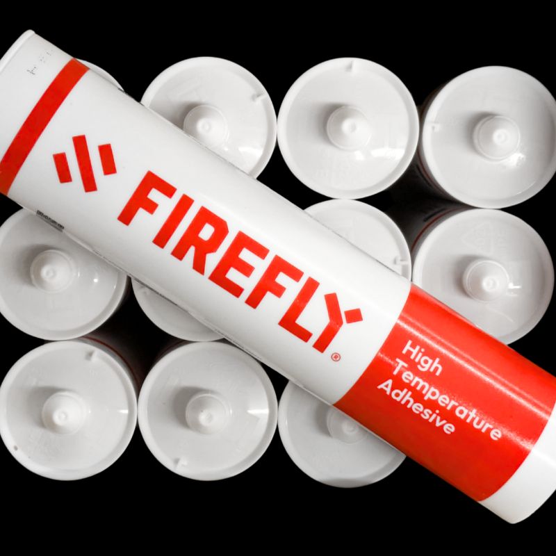 FIREFLY High Temperature Adhesive (Pack of 12) - FireSealsDirect