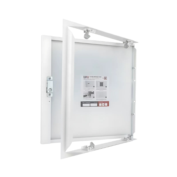 flipfix metal door access panel - back view