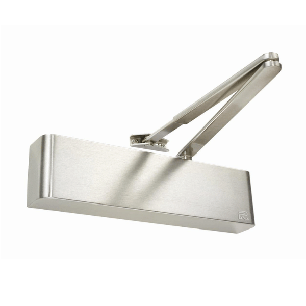 Rutland TS9206 door closer in satin stainless steel