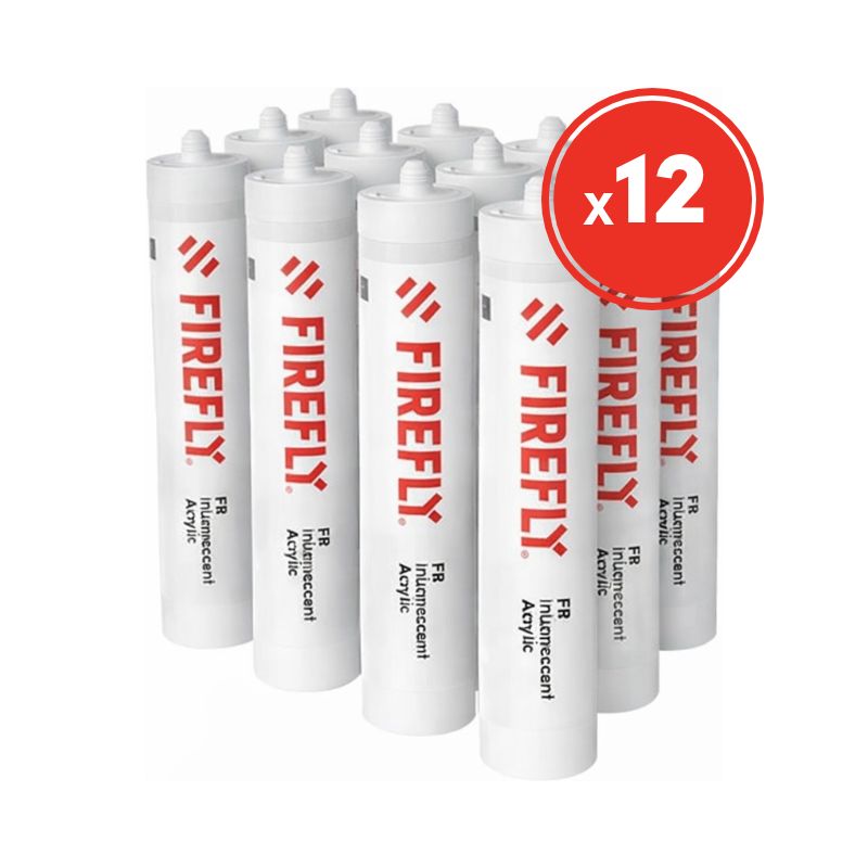 FIREFLY Intumescent Acrylic Sealant (Pack of 12)