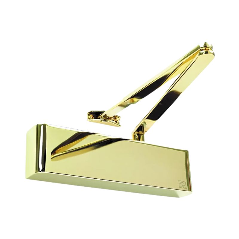 Rutland TS5204 Door Closer With Cover Polished Brass