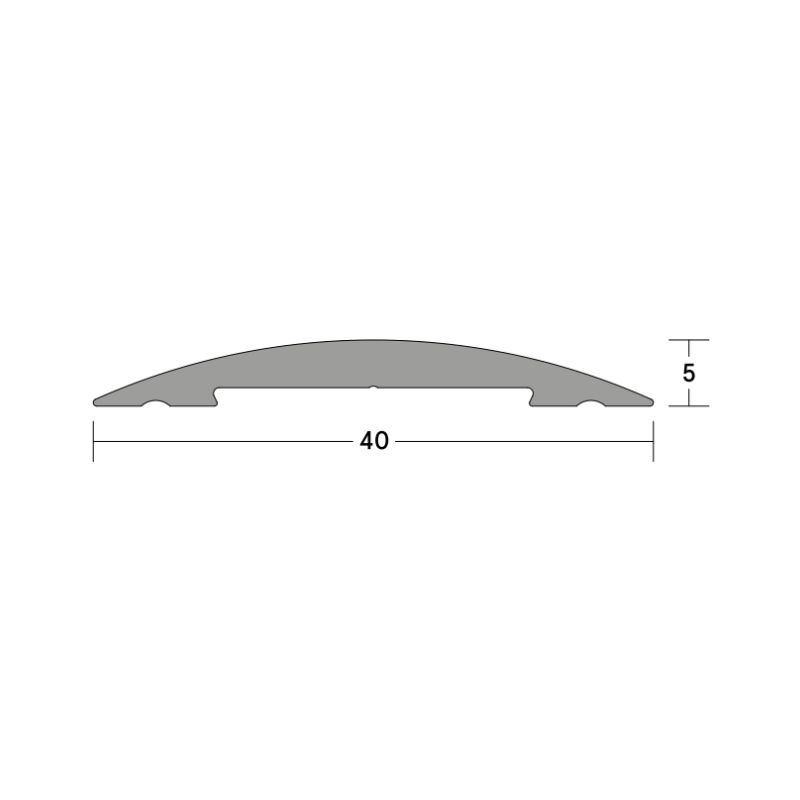 Lorient LAS4002 Medium Duty Low Profile Threshold Plate - 1m x