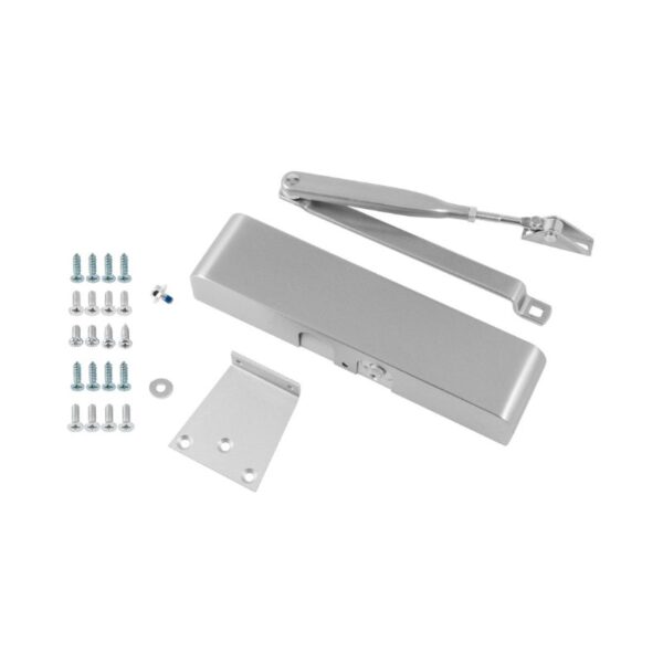 Eclipse 83 Door Closer Polished Chrome - FireSealsDirect
