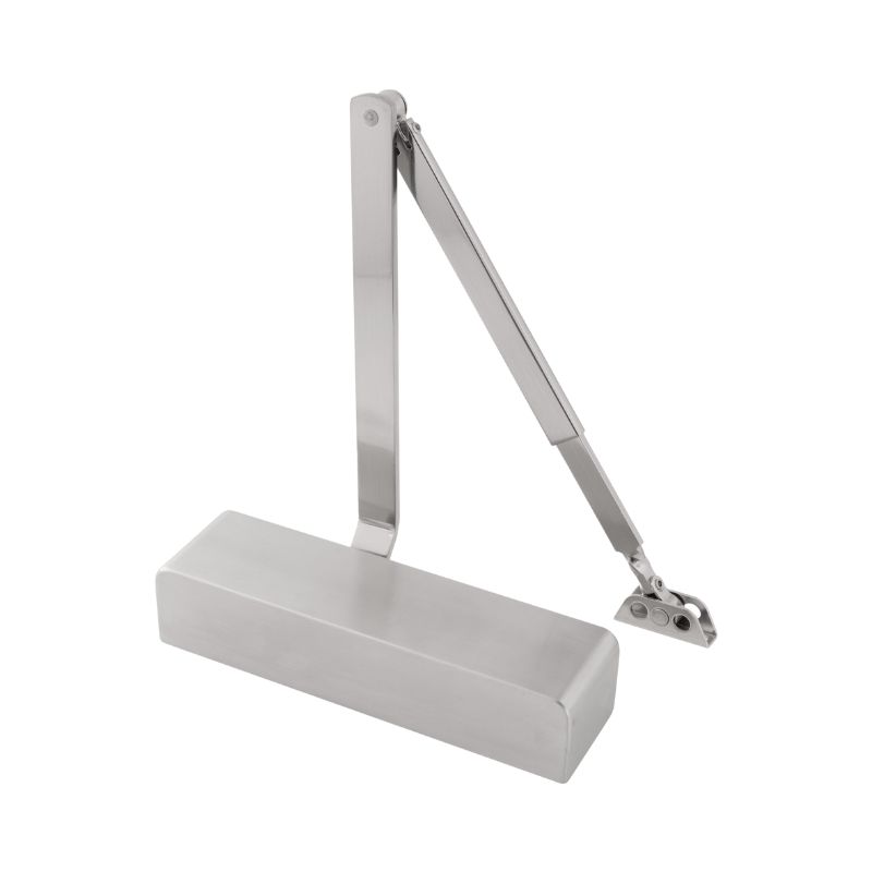 Eclipse 93 Fire Door Closer Satin Nickel