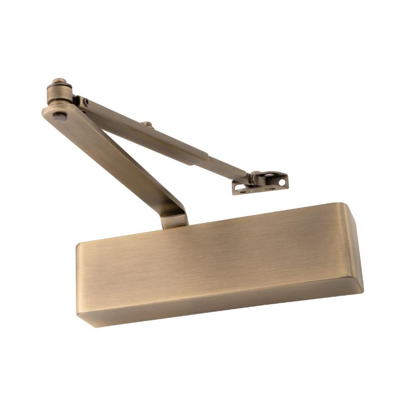 Eclipse 73 door closer antique brass