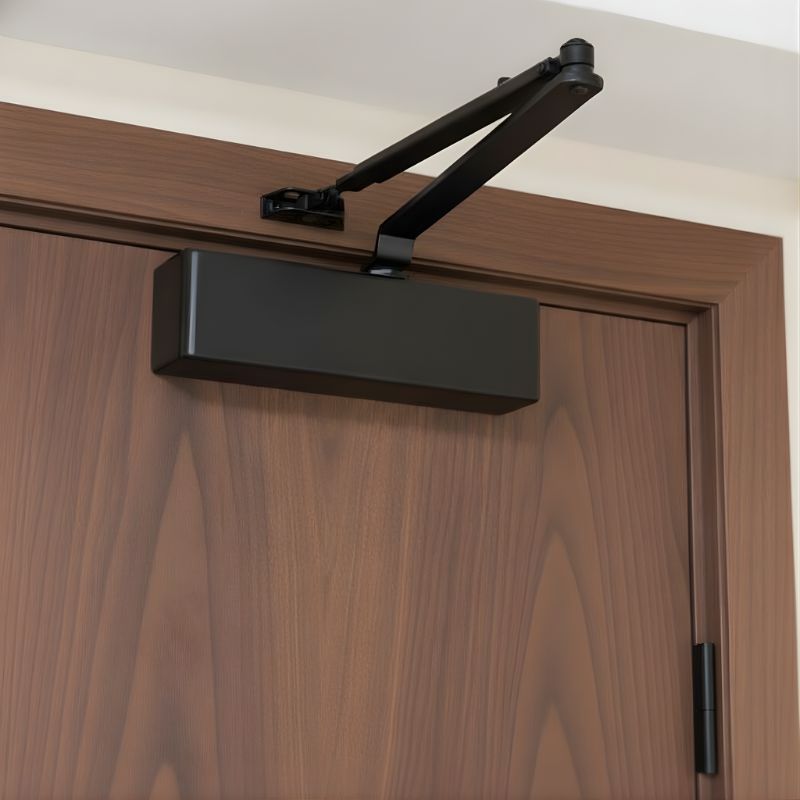Eclipse 93 Fire Door Mounted on door black