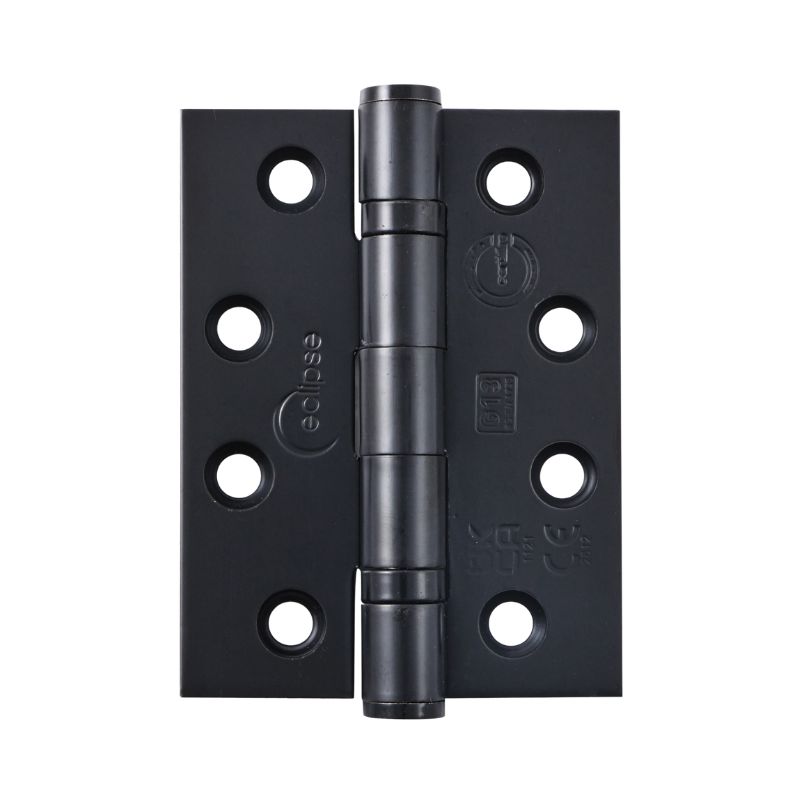 Eclipse Grade 13 Matt Black Hinge 3 Pack
