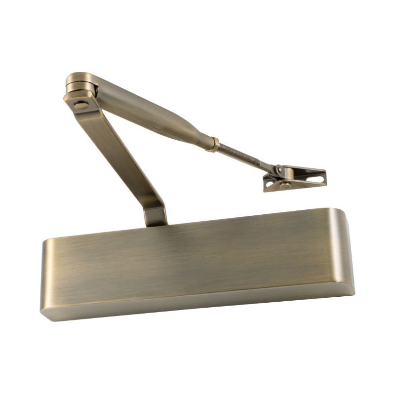 Eclipse 83 Series Overhead Door Closer - EN 2-4 - Rack & Pinion - Matt Antique Brass