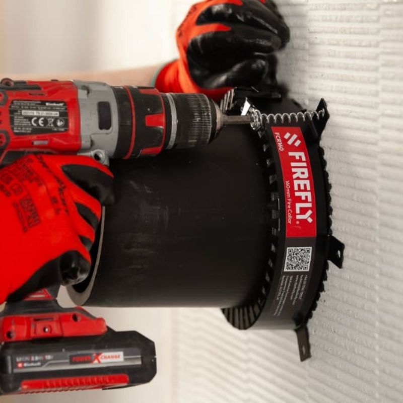 Firefly pipe collar installation