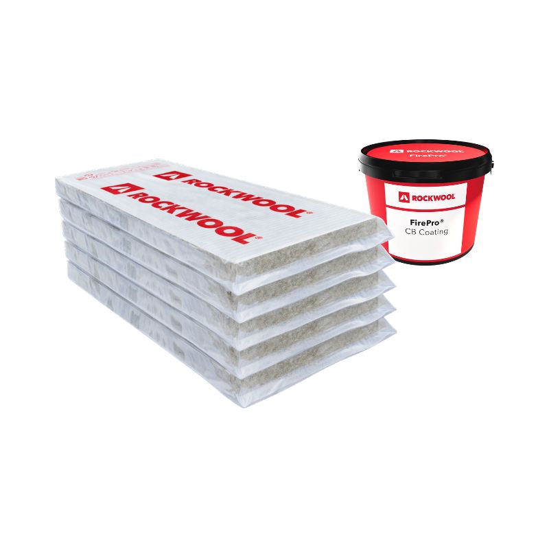 Rockwool FirePro CB50 Ablative Coated Batts Installation Kit (Pack Of 5)