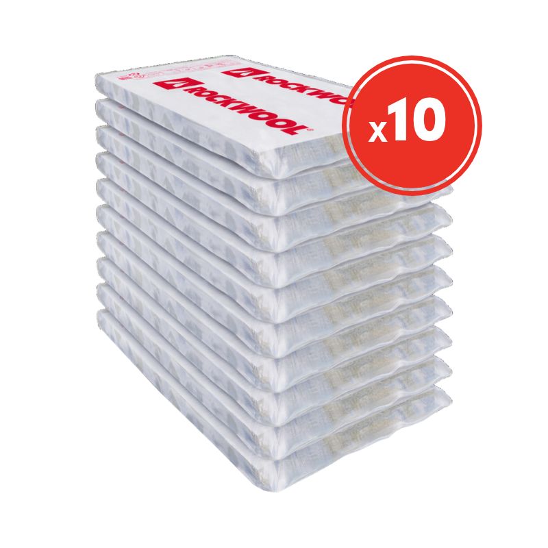 Rockwool FirePro CB50 Ablative Coated Batt 1200 x 600 x 50mm (Pack of 10)