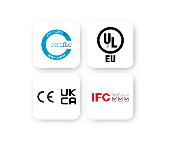 Certification icons