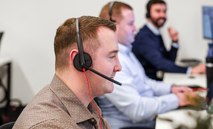 Customer service team